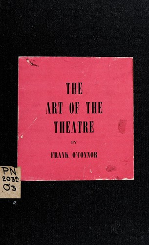 Cover for The art of the theatre