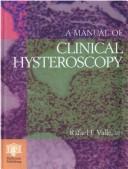 Cover for A manual of clinical hysteroscopy