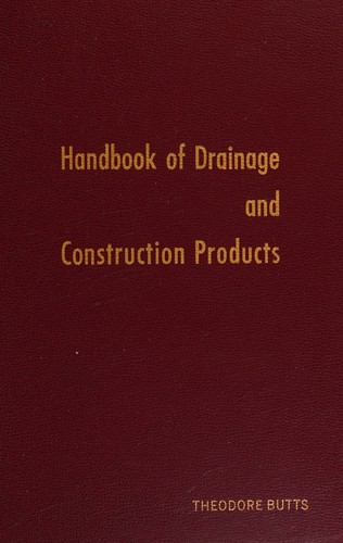 Cover for Handbook of Drainage and Construction Products