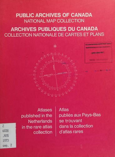 Cover for Atlases published in the Netherlands in the rare atlas collection.