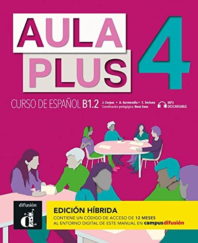 Cover for Aula Plus 4 Ed. Hibrida L. del alumno