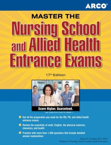 Cover for Master the Nursing School and Allied Health Entrance Examination, 17th edition (Master the Nursing School and Allied Health Entrance Examinations)