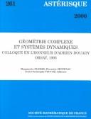 Cover for Géométrie complexe et systèmes dynamiques