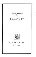Cover for Telling it