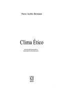 Cover for Clima ético