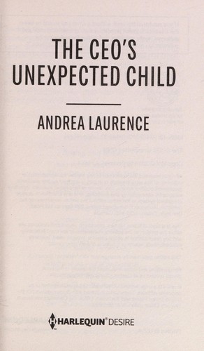 Cover for The CEO's unexpected child