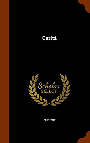 Cover for Carità