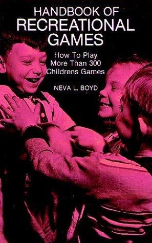 Cover for Handbook of recreational games