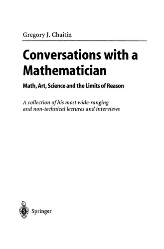 Cover for Conversations with a Mathematician