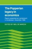 Cover for The Popperian legacy in economics