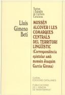 Cover for Mossèn Alcover i les comarques centrals del territori lingüístic