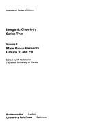 Cover for Main group elements: groups VI and VII