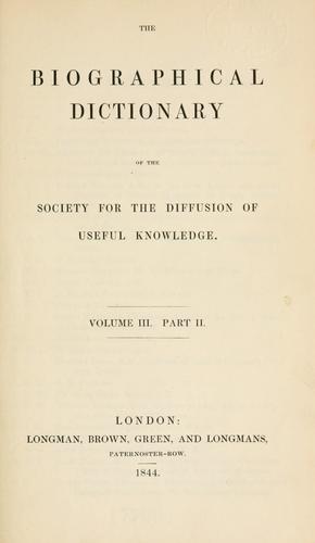 Cover for Biographical dictionary.