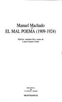 Cover for El mal poema, 1909-1924
