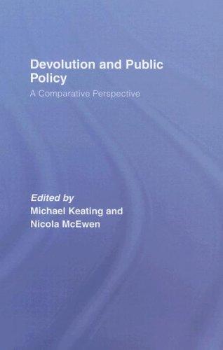 Cover for Devolution and Public Policy
