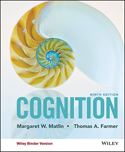 Cover for Cognition, Binder Ready Version
