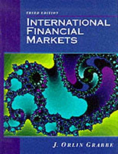 Cover for International Financial Markets, 3rd Edition