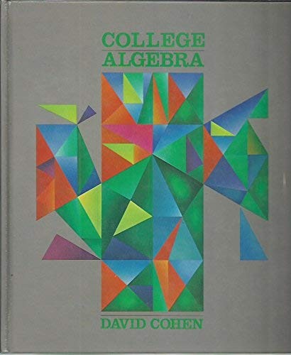 Cover for College Algebra