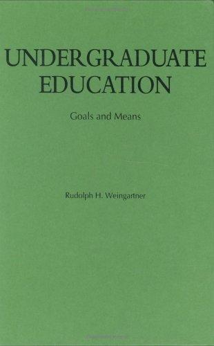 Cover for Undergraduate Education