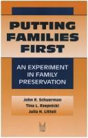 Cover for Putting Families First