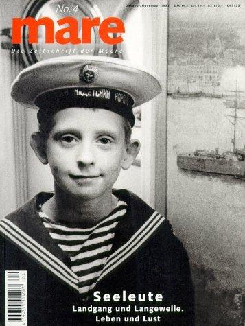 Cover for mare, Die Zeitschrift der Meere, Nr.4, Seeleute