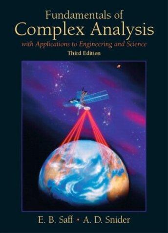 Cover for Fundamentals of Complex Analysis  with Applications to Engineering,  Science, and Mathematics (3rd Edition)