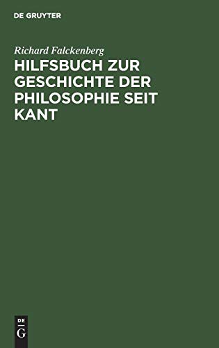 Cover for Hilfsbuch zur Geschichte der Philosophie seit Kant