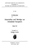 Cover for Forum