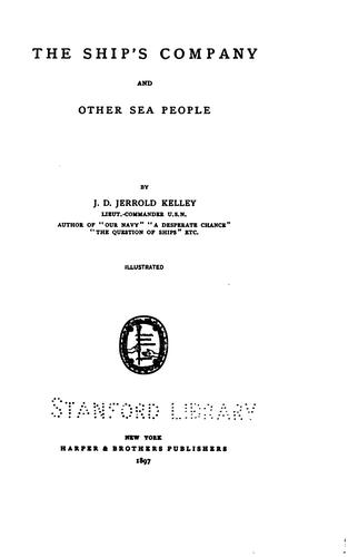Cover for The ship's company and other sea people