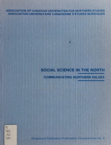 Cover for Social science in the North