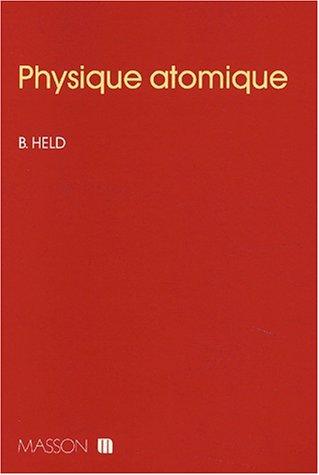 Cover for Physique atomique