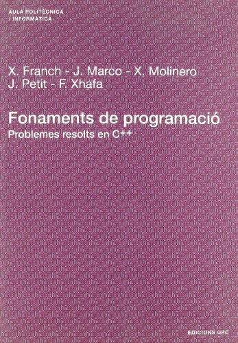 Cover for Fonaments de programació
