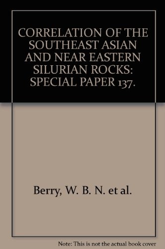 Cover for Correlation of the Southeast Asian and Near Eastern Silurian rocks