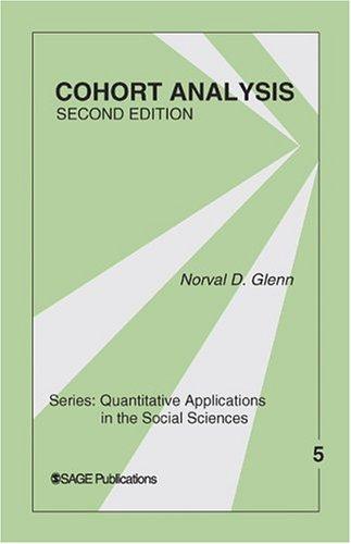 Cover for Cohort Analysis (Quantitative Applications in the Social Sciences)