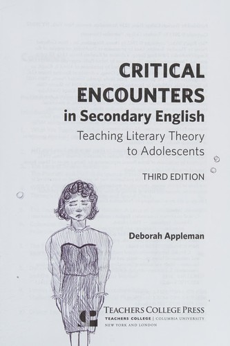 Cover for Critical Encounters in Secondary English