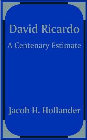 Cover for David Ricardo