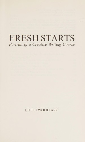 Cover for Fresh Starts