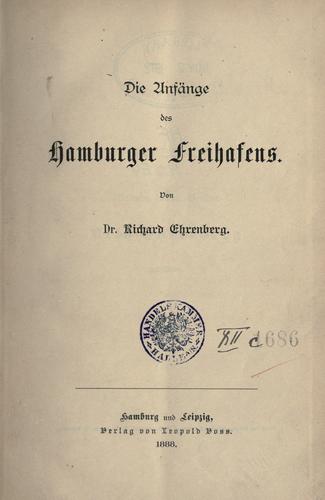 Cover for Wie wurde Hamburg gross?  Streifzüge in der Hamburger Handelsgeschichte.