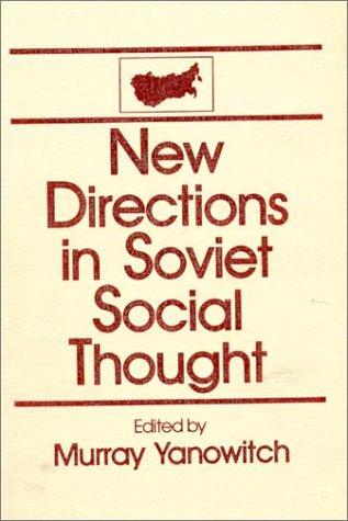 Cover for New directions in Soviet social thought