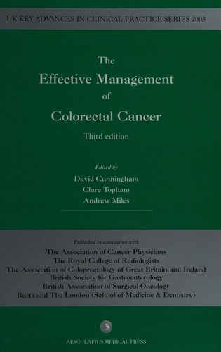 Cover for The effective management of colorectal cancer