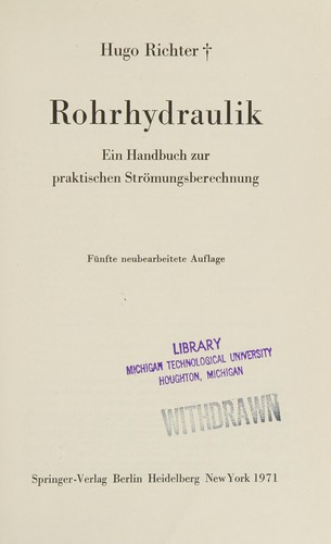 Cover for Rohrhydraulik