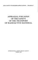 Cover for Appraisal for Japan of the safety of the transport of radioactive material