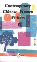 Cover for Contemporary Chinese women writers, II.