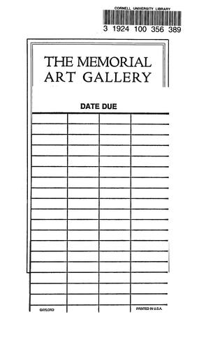 Cover for Catalogue of an exhibition of tapestries, period furniture, and a loan exhibition of pottery