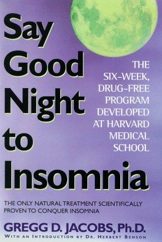 Cover for Say good night to insomnia