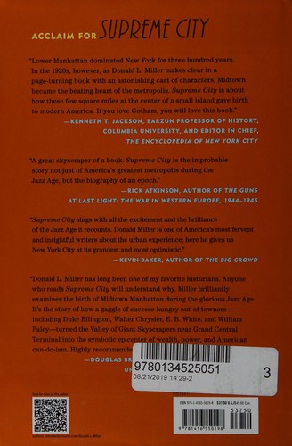 Cover for Supreme city