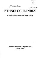 Cover for Index of Names to the Ethnologue, Languages of the World