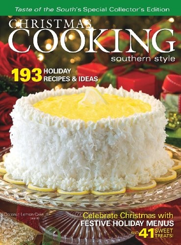 Cover for Christmas Cooking Southern Style