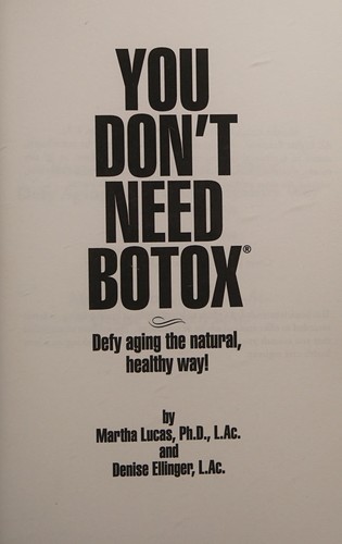 Cover for You Don't Need Botox