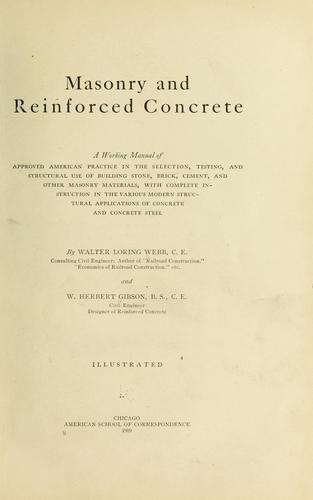 Cover for Masonry and reinforced concrete